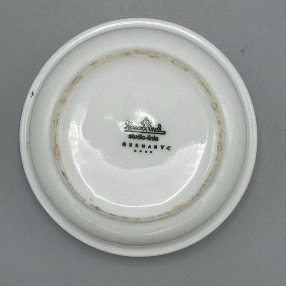 Vtg Rosenthal Germany Bowl with Purple WA in center Advertising Trinket Bowl - Picture 6 of 10